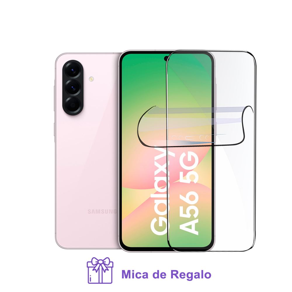 SAMSUNG GALAXY A56 5G 8GB RAM 256GB ROM ROSA + MICA HIDROGEL